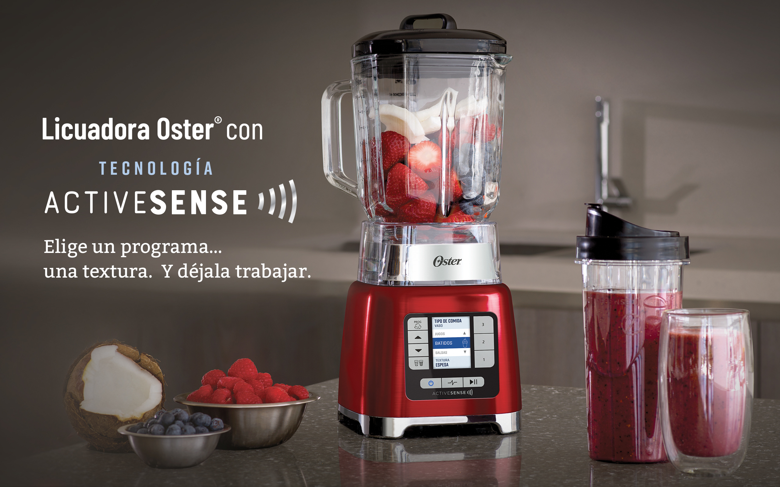 Licuadora reversible oster online roja con b&g oster