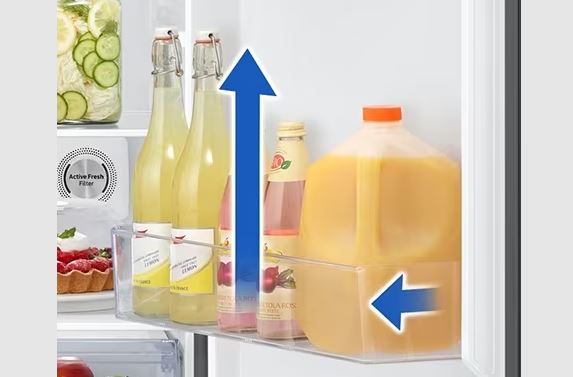 Tapete para nevera, organizador de latas de vino y refrescos para  refrigerador, soporte organizador de bebidas que hace que las latas y  botellas sean