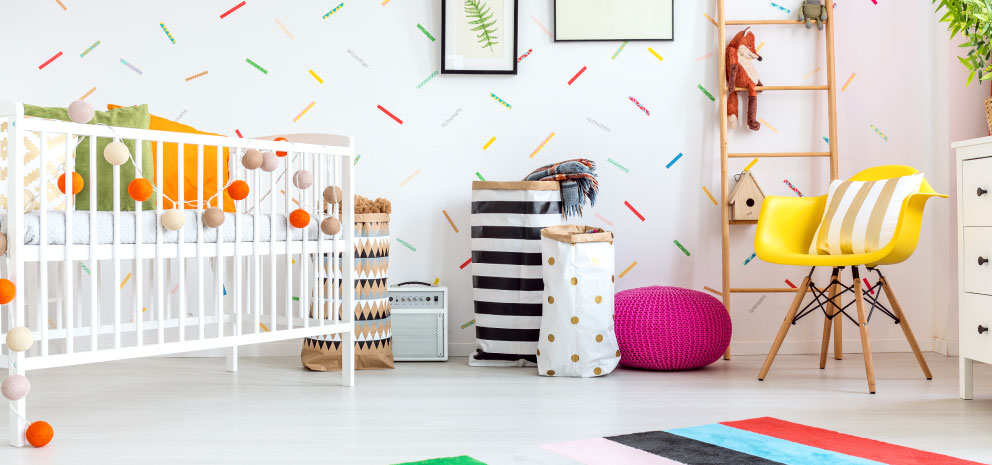 ideas para cuartos de bebes - Escoge las vajllas ideales